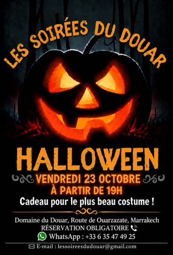 soirée halloween domaine du Douar